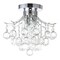 Cwi Lighting Princess 3 Light Flush Mount With Chrome Finish 8012C12C - alternate 4